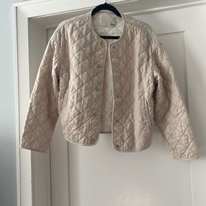 ARITZIA WILFRED FREE Tiffany bomber jacket size small in ivory